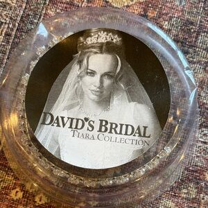David's Bridal Silver Bridal hair piece